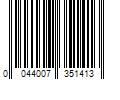 Barcode Image for UPC code 0044007351413