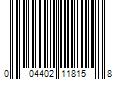 Barcode Image for UPC code 004402118158