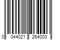 Barcode Image for UPC code 0044021264003