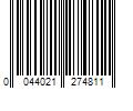 Barcode Image for UPC code 0044021274811