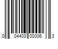 Barcode Image for UPC code 004403000063