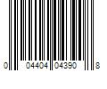 Barcode Image for UPC code 004404043908