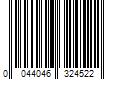 Barcode Image for UPC code 0044046324522