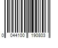 Barcode Image for UPC code 0044100190803