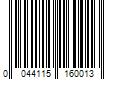 Barcode Image for UPC code 0044115160013