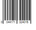 Barcode Image for UPC code 0044171324015