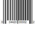 Barcode Image for UPC code 004420000022