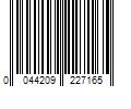 Barcode Image for UPC code 0044209227165