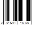 Barcode Image for UPC code 0044211447100