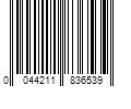 Barcode Image for UPC code 0044211836539