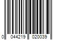 Barcode Image for UPC code 0044219020039