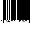 Barcode Image for UPC code 0044222229825