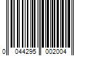 Barcode Image for UPC code 0044295002004