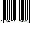 Barcode Image for UPC code 0044295604000