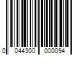 Barcode Image for UPC code 0044300000094