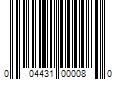 Barcode Image for UPC code 004431000080