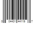 Barcode Image for UPC code 004431441197