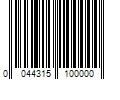 Barcode Image for UPC code 0044315100000