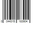 Barcode Image for UPC code 0044315183904