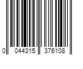 Barcode Image for UPC code 0044315376108. Product Name: Simpson Strong-Tie ABA 4-in x 6-in Zmax Wood To Concrete (Retrofit) Base | ABA46Z