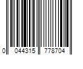 Barcode Image for UPC code 0044315778704