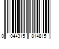 Barcode Image for UPC code 0044315814815