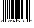 Barcode Image for UPC code 004432021756