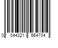 Barcode Image for UPC code 0044321564704