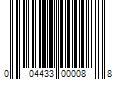 Barcode Image for UPC code 004433000088