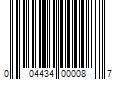 Barcode Image for UPC code 004434000087