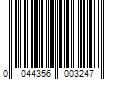 Barcode Image for UPC code 0044356003247