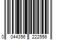 Barcode Image for UPC code 0044356222556