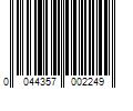 Barcode Image for UPC code 0044357002249