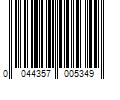 Barcode Image for UPC code 0044357005349