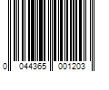 Barcode Image for UPC code 0044365001203