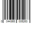 Barcode Image for UPC code 0044365005263