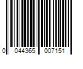 Barcode Image for UPC code 0044365007151