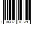 Barcode Image for UPC code 0044365007724