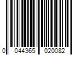 Barcode Image for UPC code 0044365020082