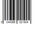 Barcode Image for UPC code 0044365021904