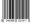 Barcode Image for UPC code 0044365021911