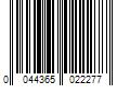 Barcode Image for UPC code 0044365022277