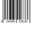 Barcode Image for UPC code 0044365026336