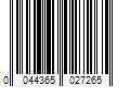 Barcode Image for UPC code 0044365027265. Product Name: 