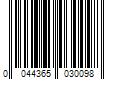 Barcode Image for UPC code 0044365030098