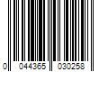 Barcode Image for UPC code 0044365030258