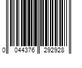 Barcode Image for UPC code 0044376292928