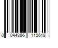 Barcode Image for UPC code 0044386110618