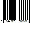 Barcode Image for UPC code 0044387363006