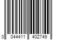 Barcode Image for UPC code 0044411402749